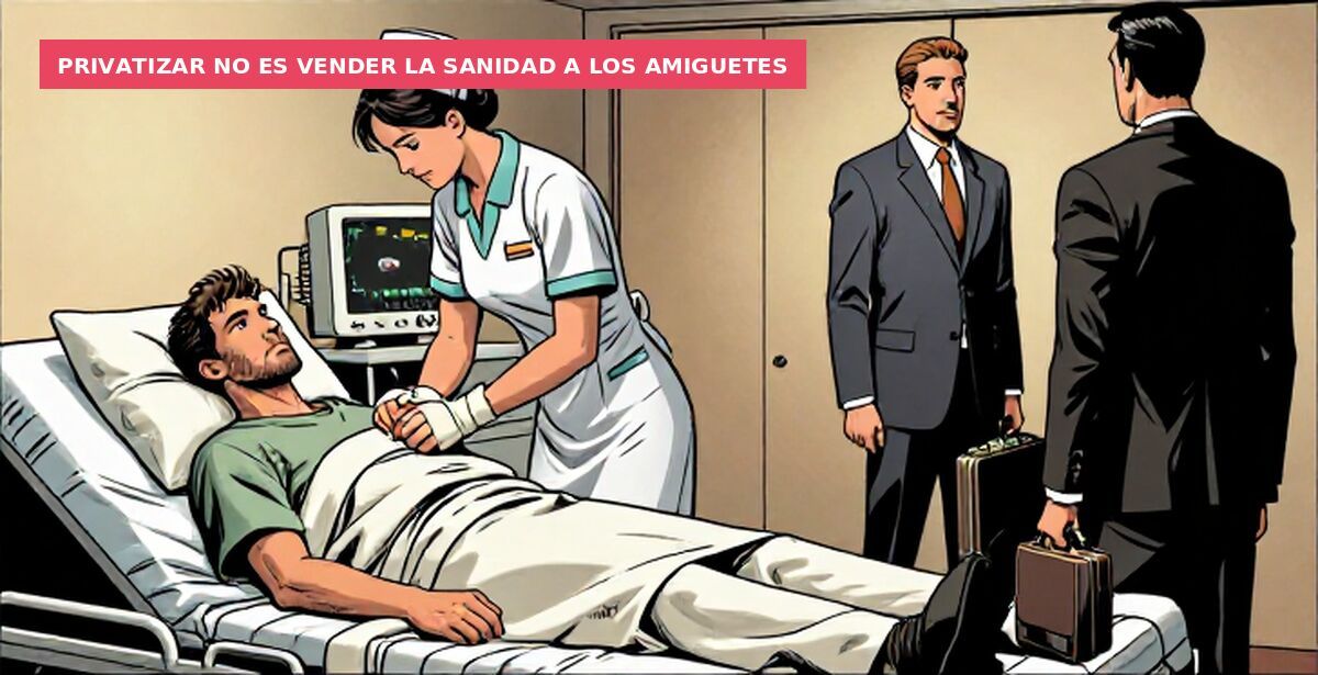 Privatizar no es vender la sanidad a los amiguetes