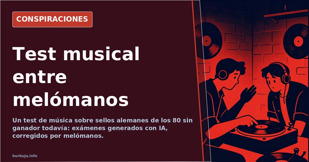 Portada sobre el test de música: vinilos y exámenes musicales generados con inteligencia artificial entre melómanos
