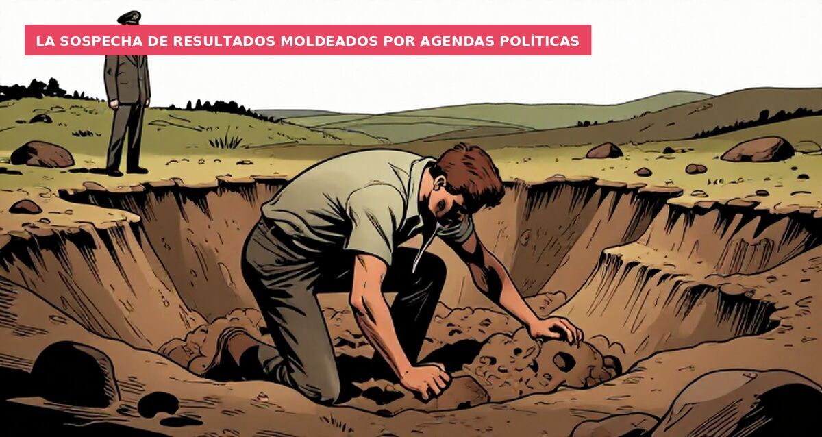 La sospecha de resultados moldeados por agendas políticas