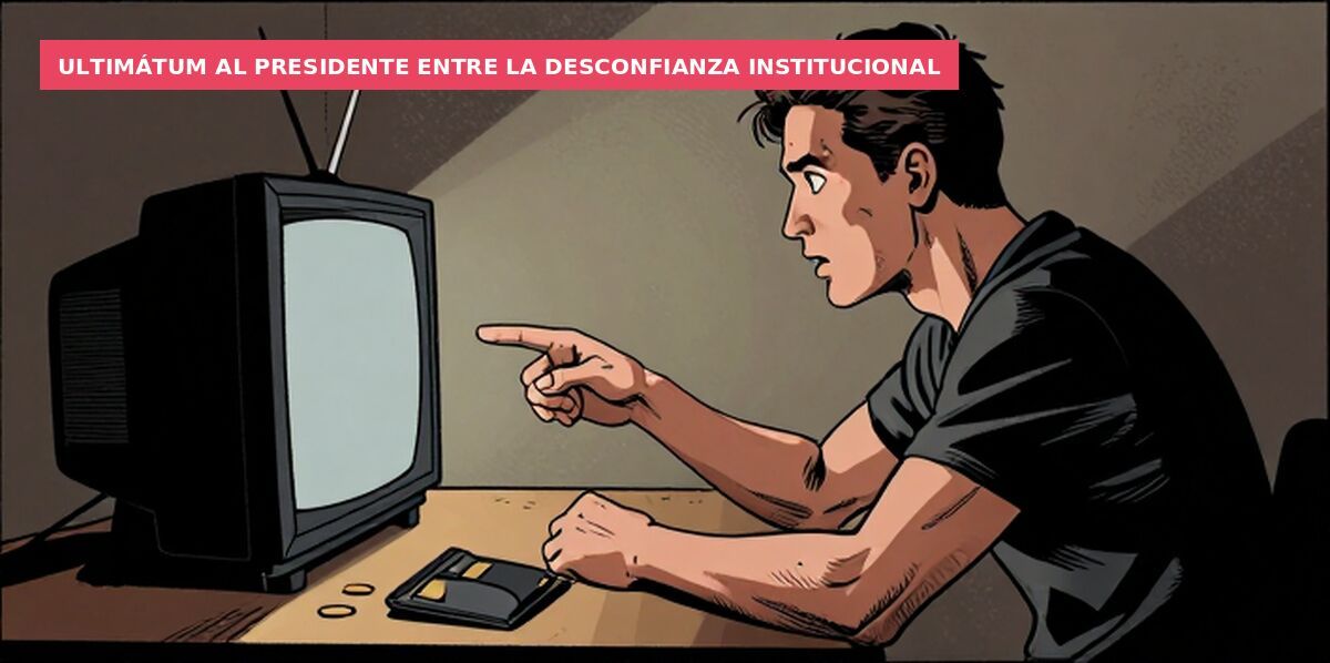 Ultimátum al presidente entre la desconfianza institucional