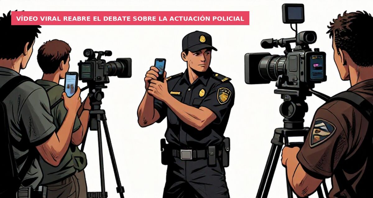 Vídeo viral reabre el debate sobre la actuación policial