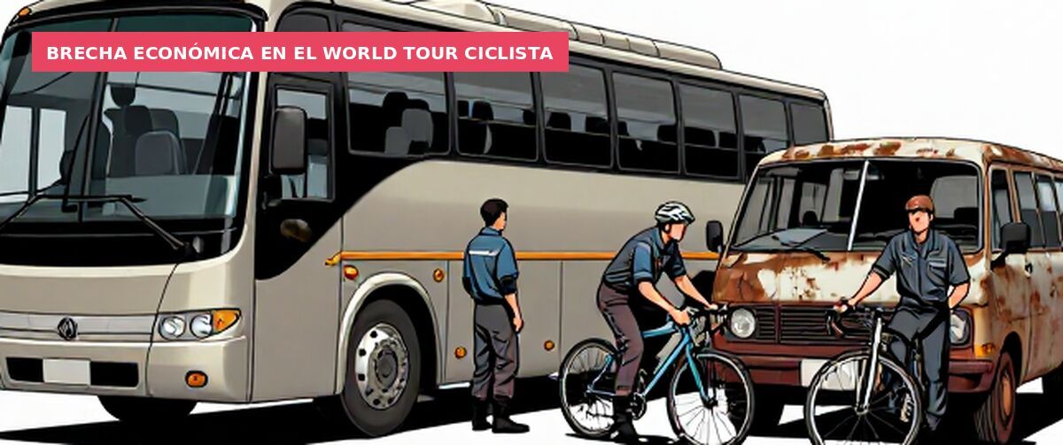 Brecha económica en el World Tour ciclista