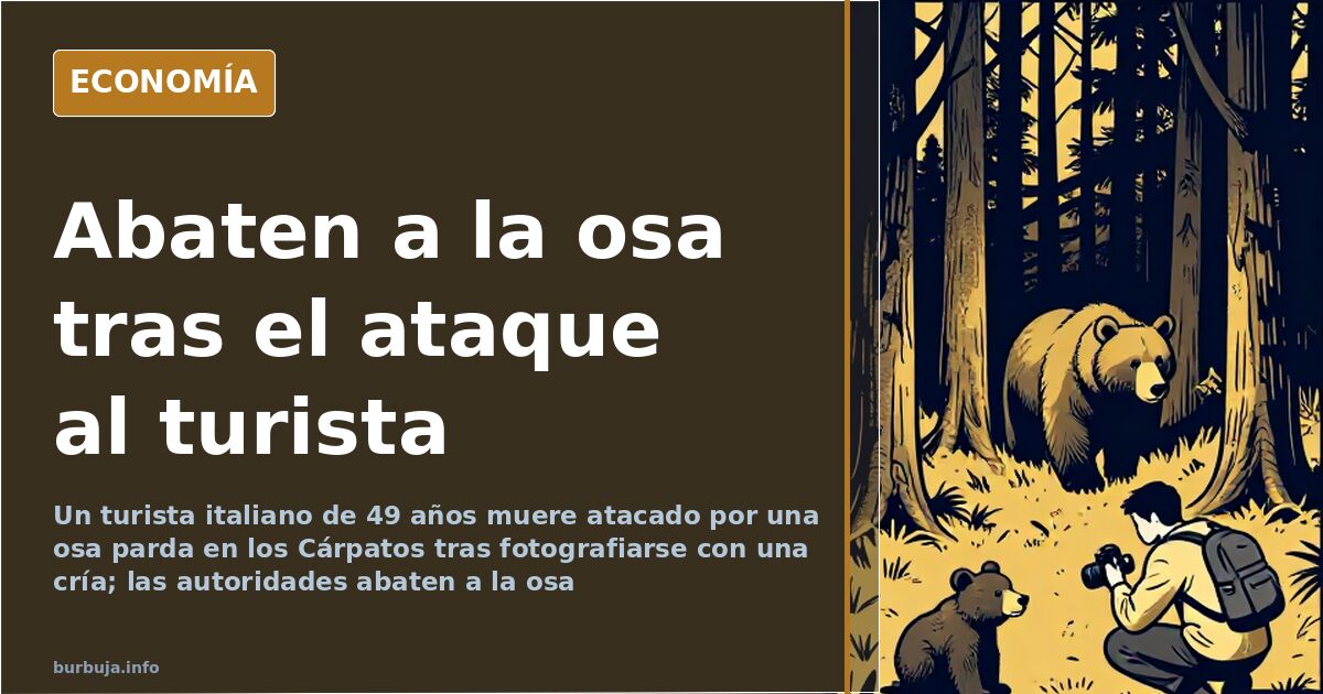 Carretera de montaña en los Cárpatos, en una zona de alta presencia de osos