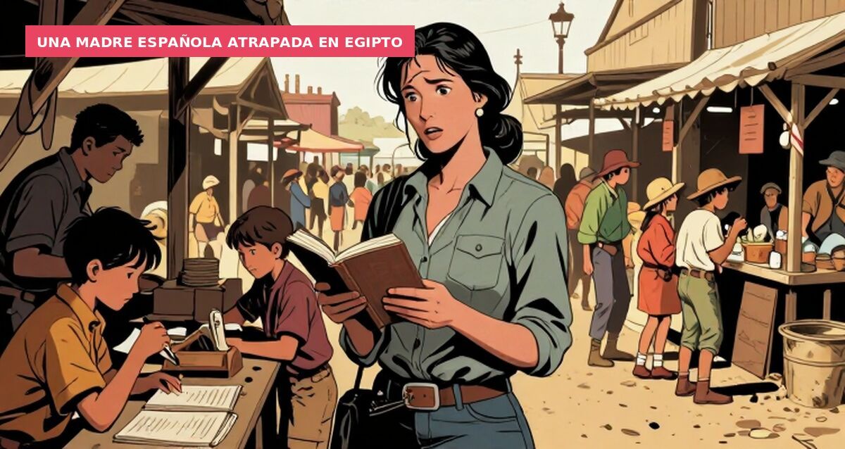Una madre española atrapada en Egipto