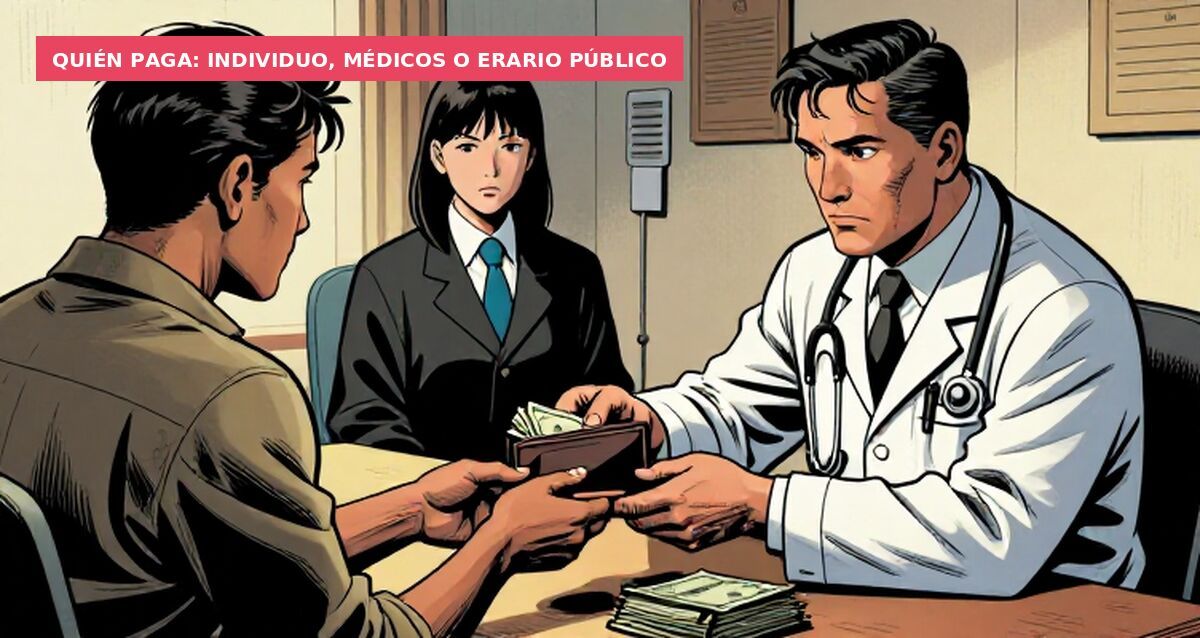 Quién paga: individuo, médicos o erario público