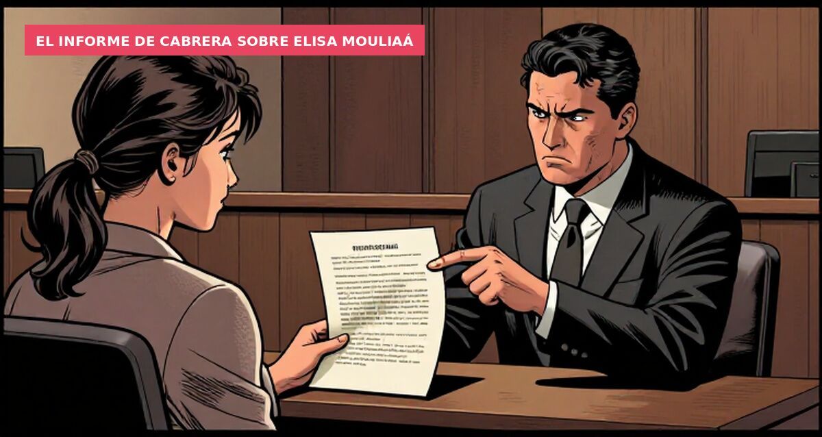 El informe de Cabrera sobre Elisa Mouliaá