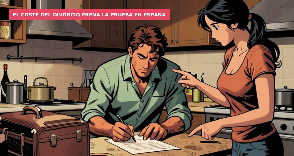 El coste del divorcio frena la prueba en España