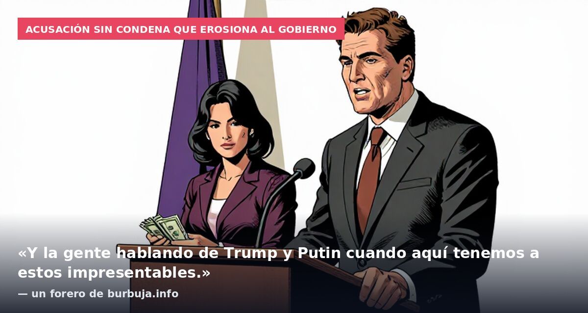 Acusación sin condena que erosiona al Gobierno: «Y la gente hablando de Trump y Putin cuando aquí tenemos a estos impresentables.» — un forero de burbuja.info