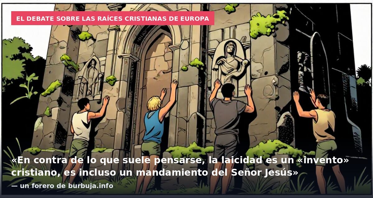 El debate sobre las raíces cristianas de Europa: «En contra de lo que suele pensarse, la laicidad es un «invento» cristiano, es incluso un mandamiento del Señor Jesús» — un forero de burbuja.info