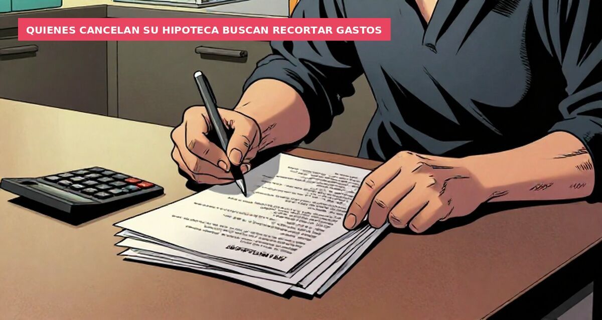 Quienes cancelan su hipoteca buscan recortar gastos