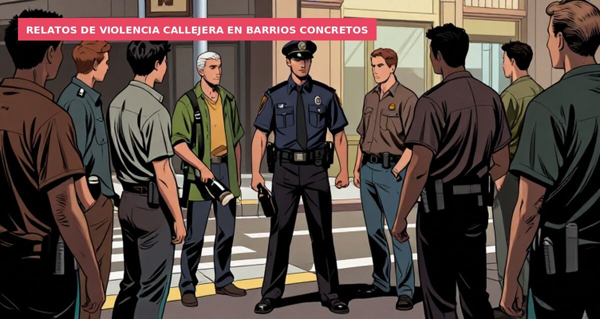 Relatos de violencia callejera en barrios concretos
