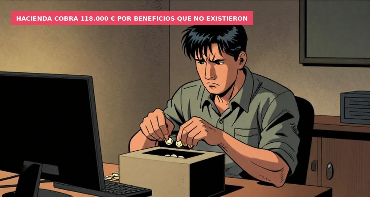 Hacienda cobra 118.000 € por beneficios que no existieron