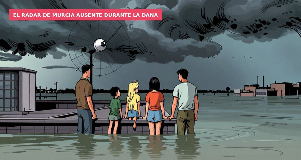 El radar de Murcia ausente durante la DANA