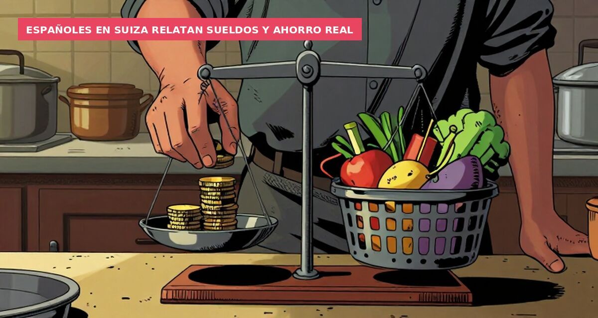Españoles en Suiza relatan sueldos y ahorro real