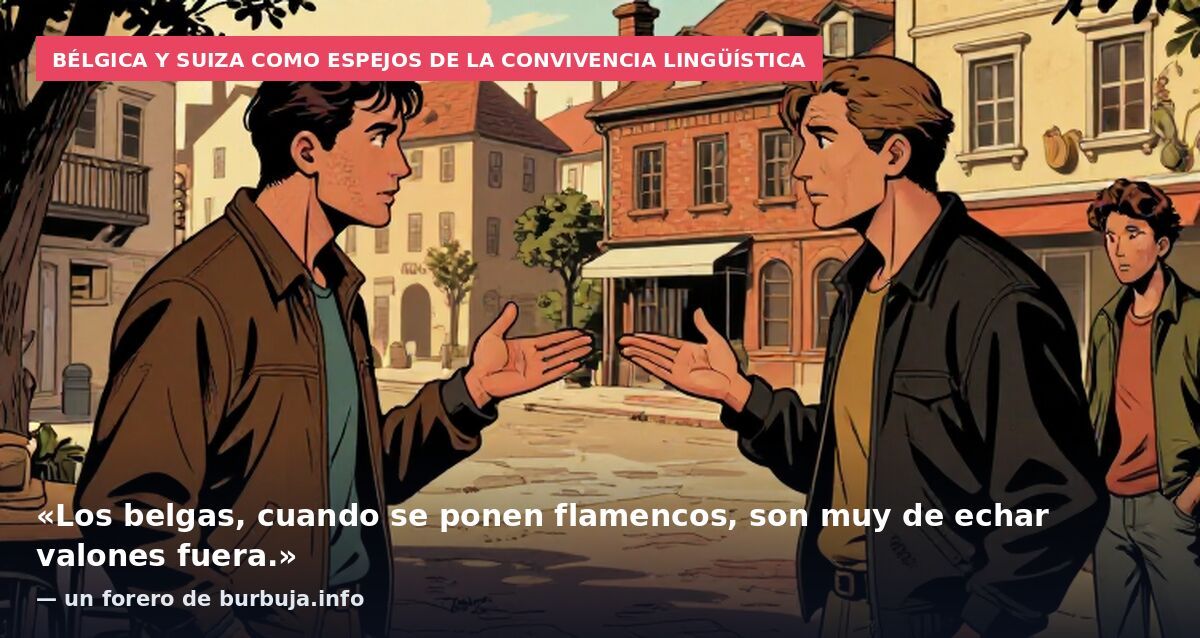 Bélgica y Suiza como espejos de la convivencia lingüística: «Los belgas, cuando se ponen flamencos, son muy de echar valones fuera.» — un forero de burbuja.info