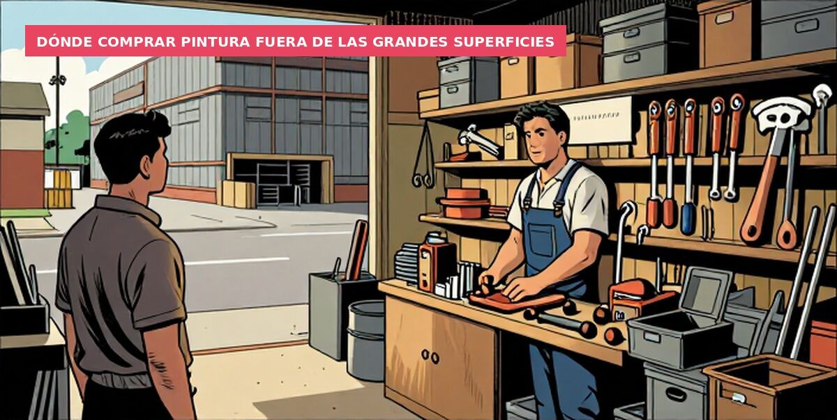 Dónde comprar pintura fuera de las grandes superficies