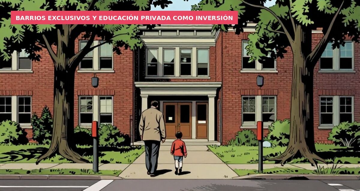 Barrios exclusivos y educación privada como inversión