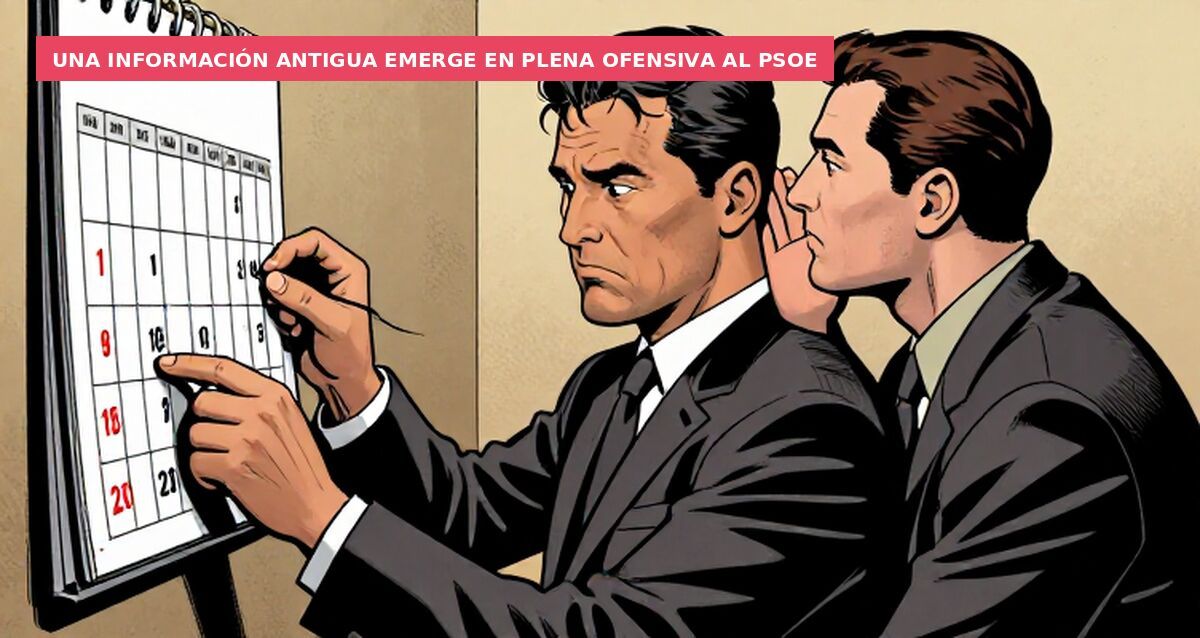 Una información antigua emerge en plena ofensiva al PSOE