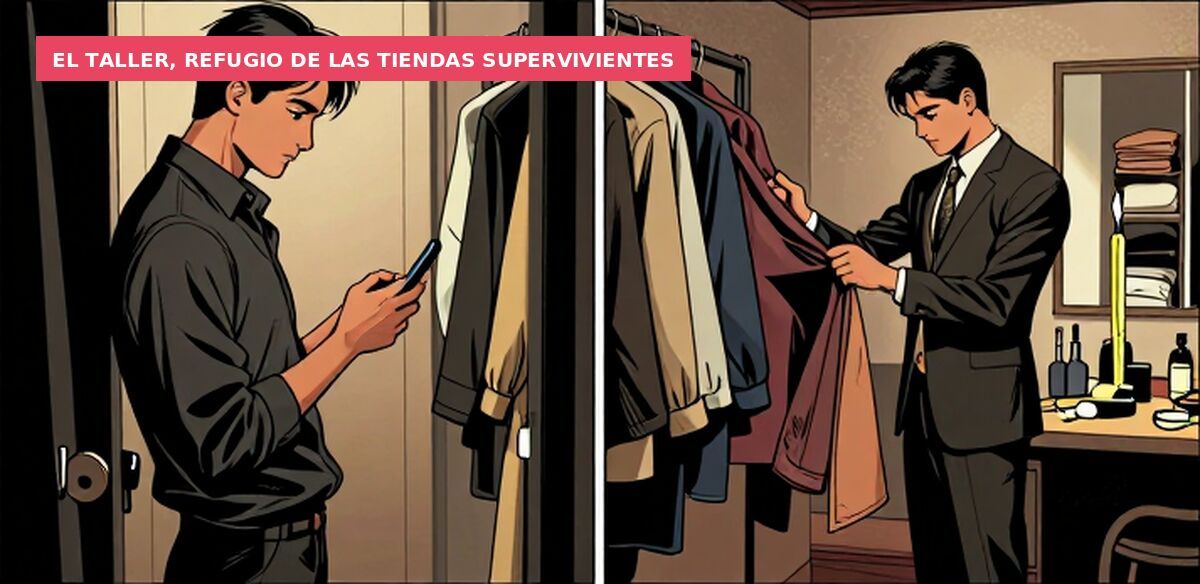 El taller, refugio de las tiendas supervivientes