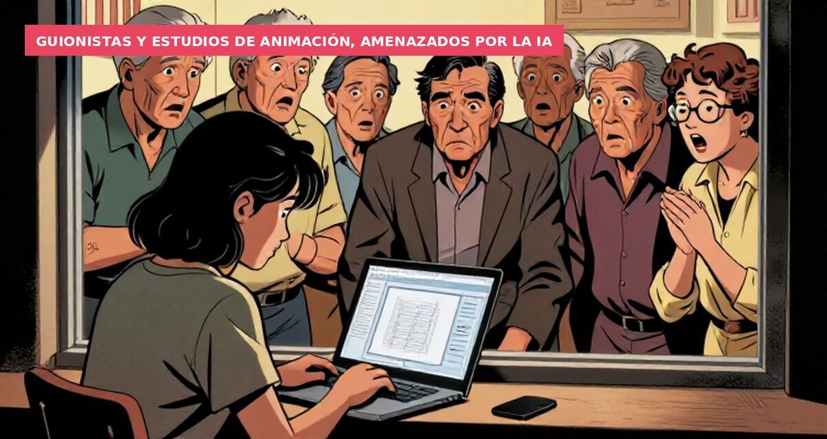 Guionistas y estudios de animación, amenazados por la IA