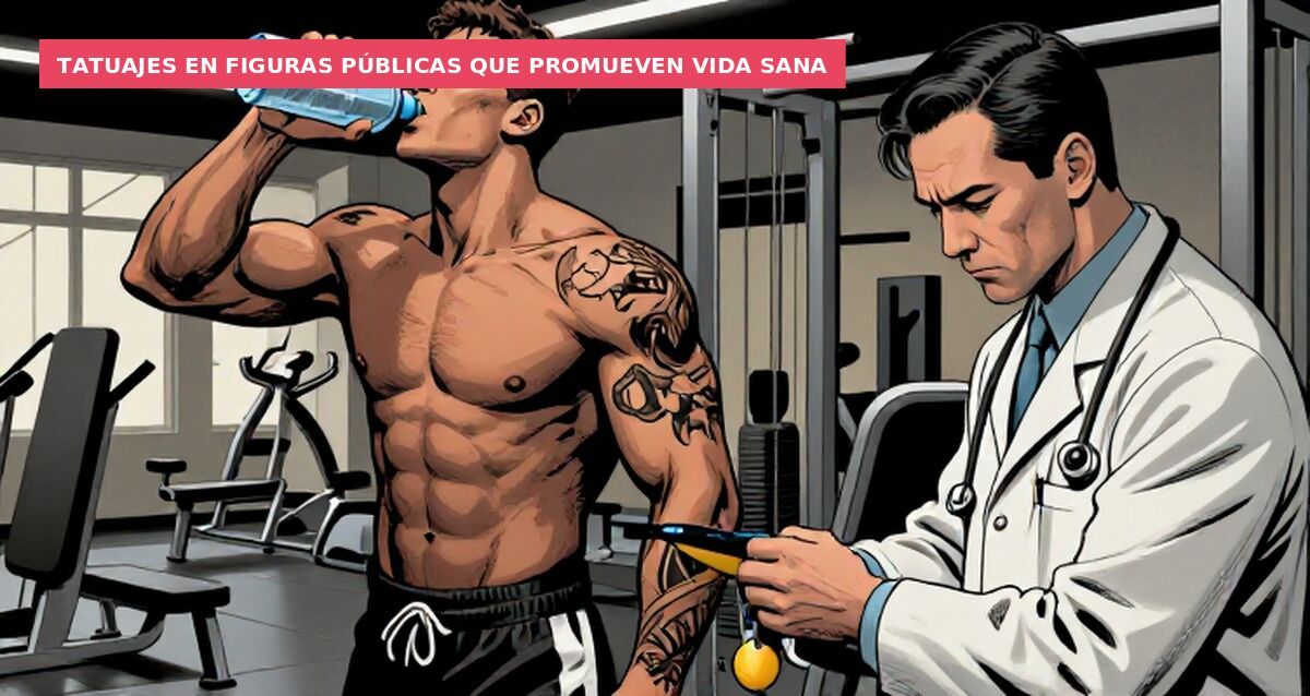 Tatuajes en figuras públicas que promueven vida sana