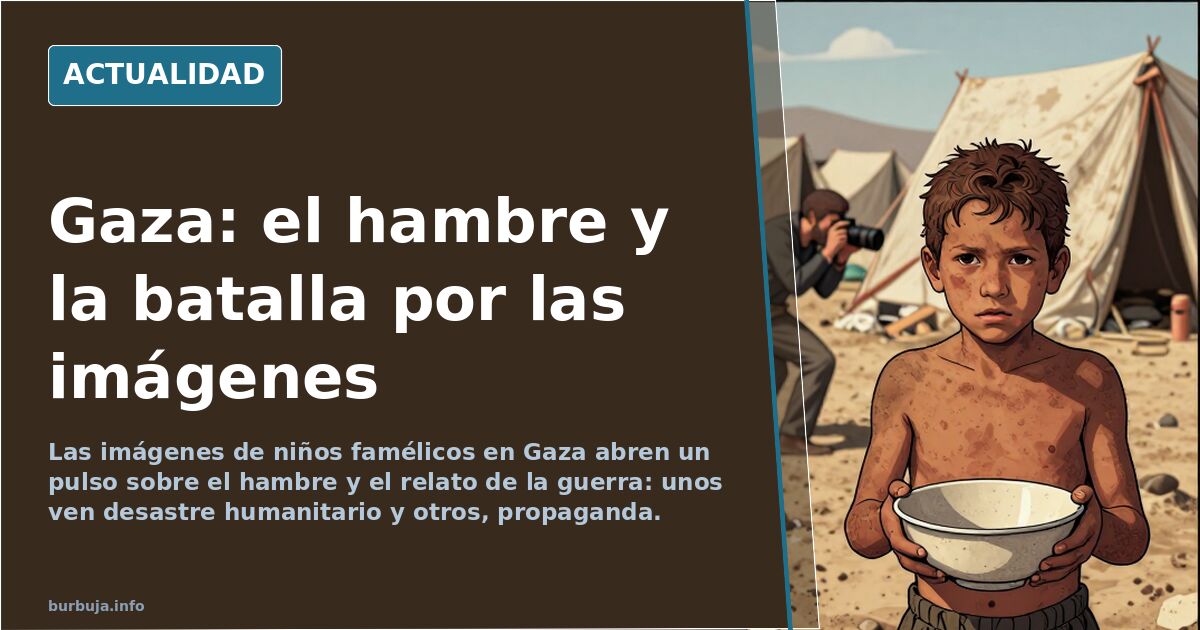 Familias desplazadas entre tiendas y escombros en la Franja de Gaza, escena de la crisis humanitaria y el hambre infantil