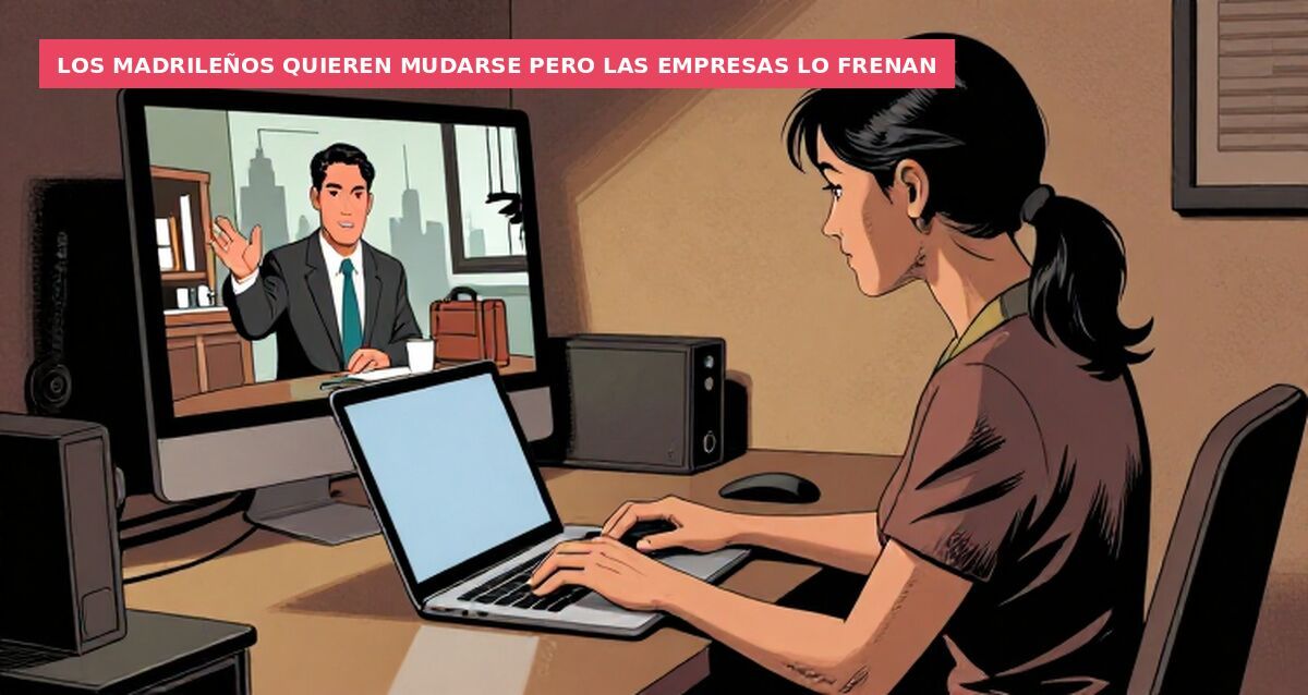 Los madrileños quieren mudarse pero las empresas lo frenan