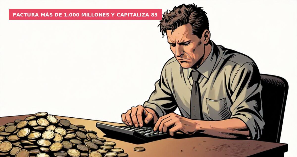 Factura más de 1.000 millones y capitaliza 83