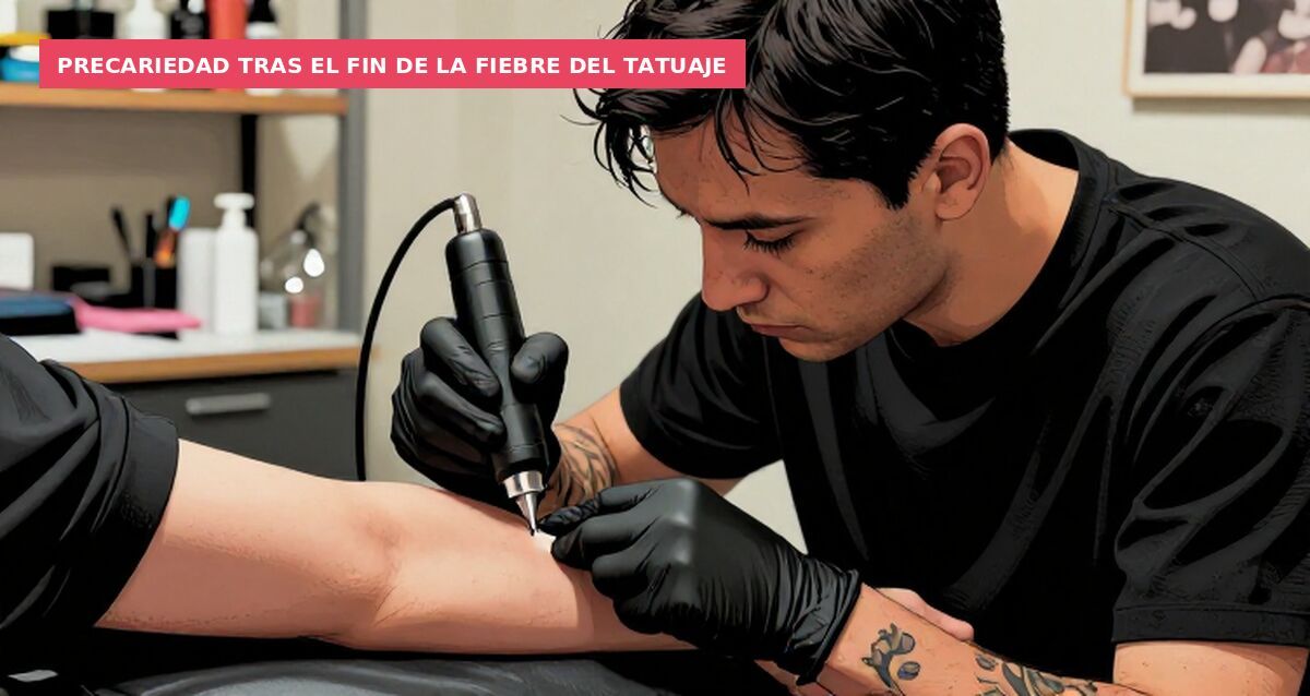 Precariedad tras el fin de la fiebre del tatuaje