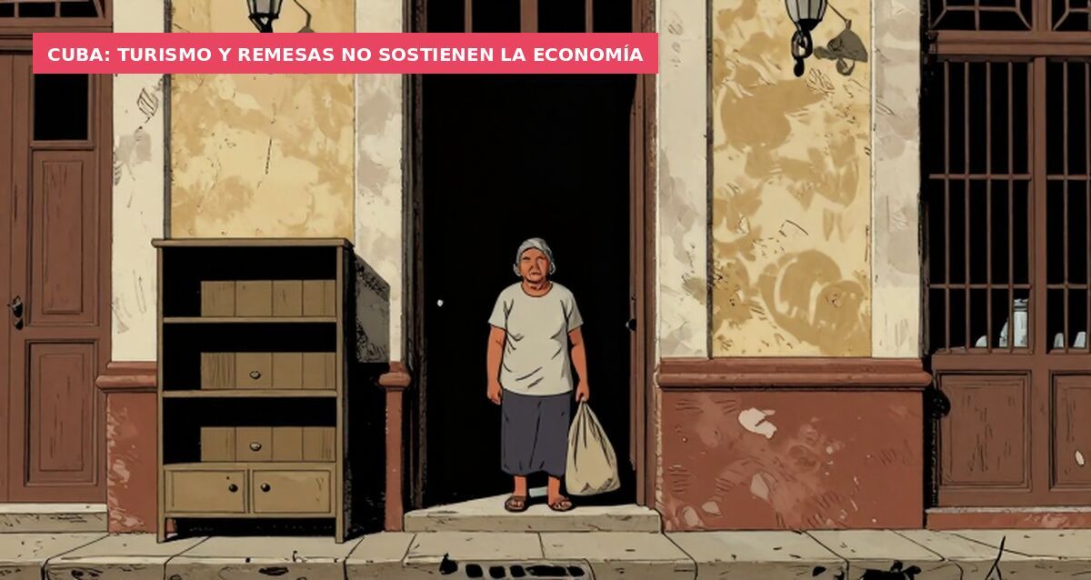 Cuba: turismo y remesas no sostienen la economía