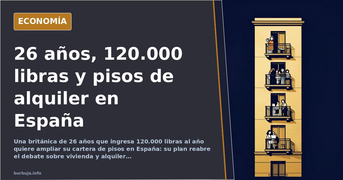 Ilustración editorial de una cartera de llaves sobre un mapa de España junto a billetes de libra, símbolo del negocio inmobil