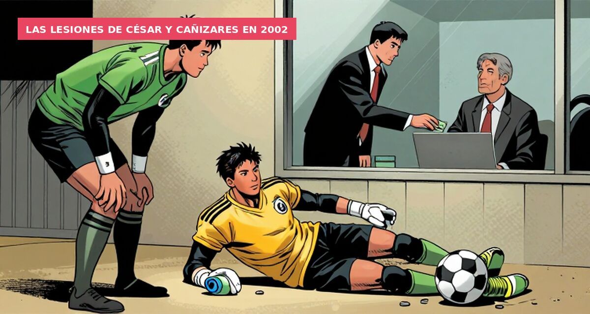 Las lesiones de César y Cañizares en 2002