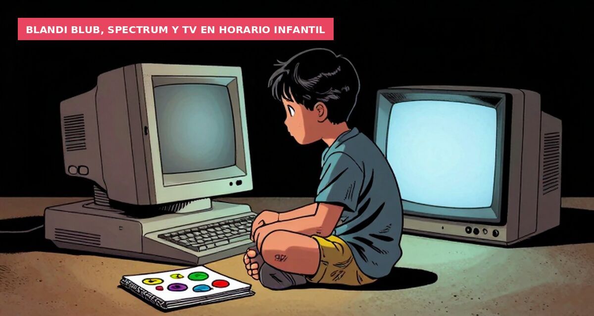 Blandi Blub, Spectrum y TV en horario infantil