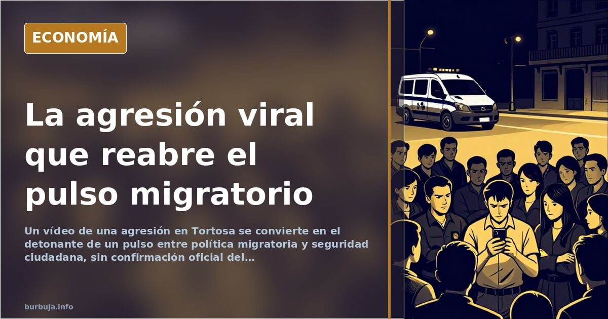 Video of Assault in Tortosa Reignites Migration Debate