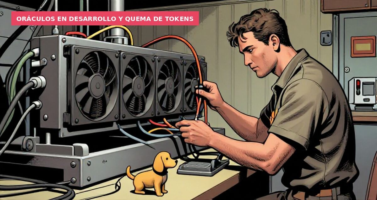 Oráculos en desarrollo y quema de tokens