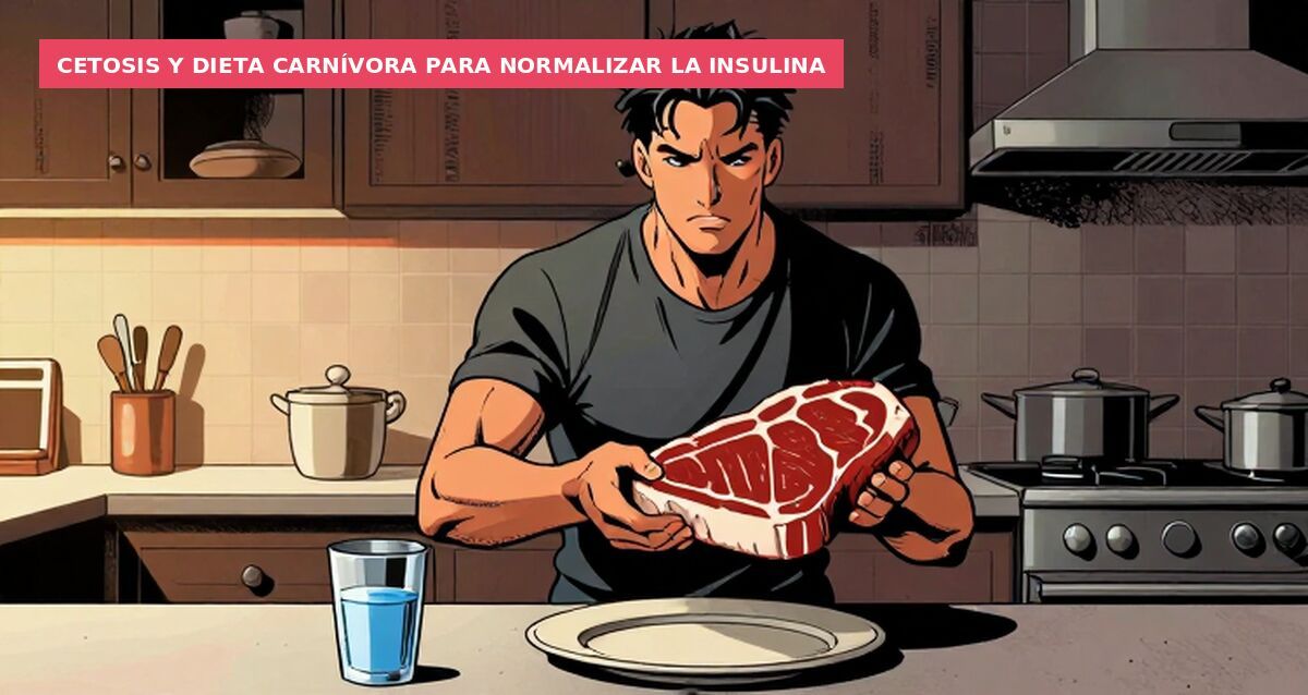 Cetosis y dieta carnívora para normalizar la insulina