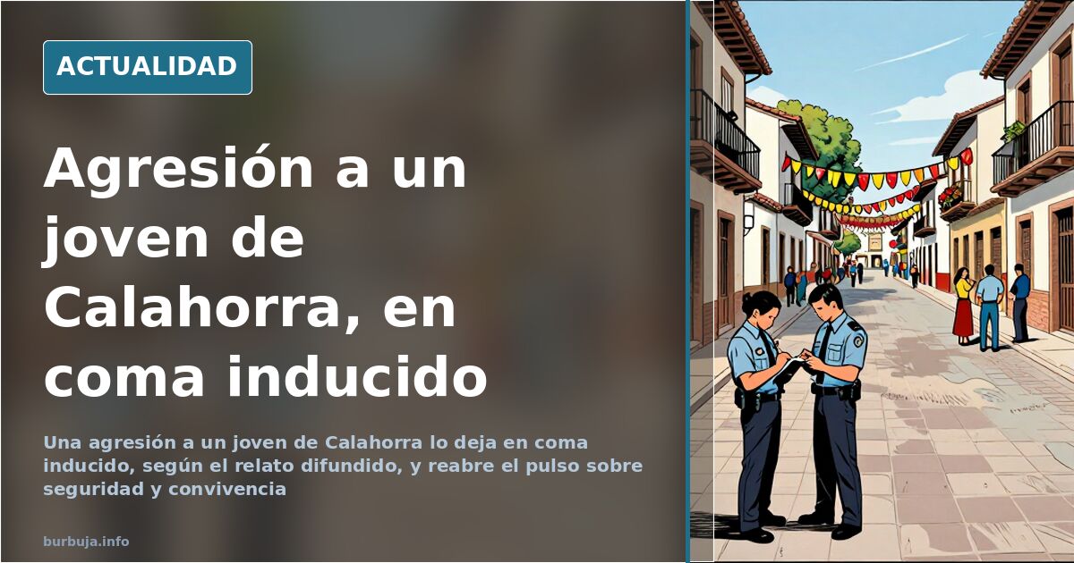 Calahorra Attack Leaves Young Man in Medically Induced Coma