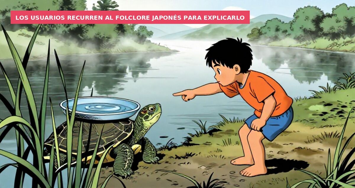 Los usuarios recurren al folclore japonés para explicarlo