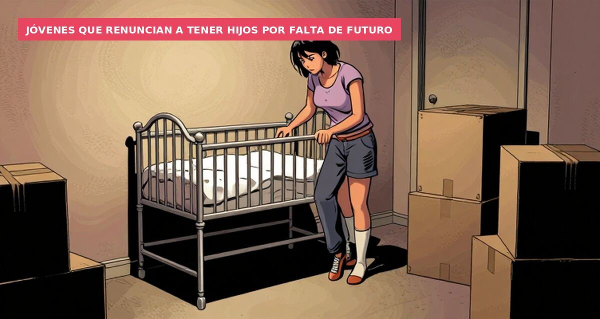 Jóvenes que renuncian a tener hijos por falta de futuro