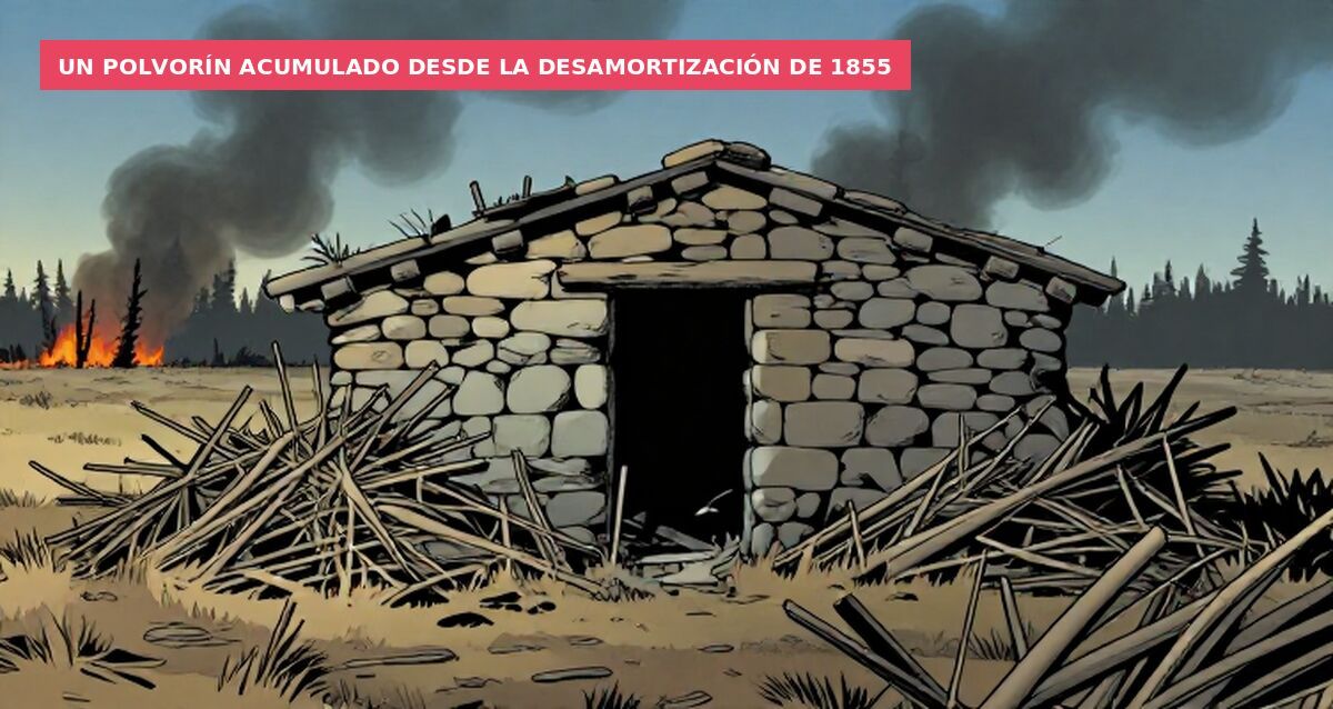 Un polvorín acumulado desde la desamortización de 1855