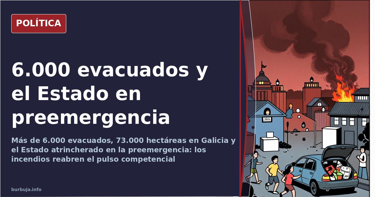 Medios aéreos y bomberos trabajan en la extinción de un incendio forestal en España durante la ola de agosto de 2025