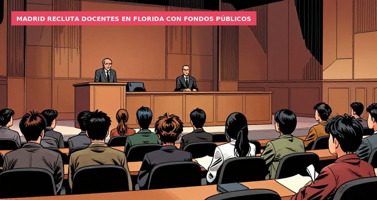 Madrid recluta docentes en Florida con fondos públicos