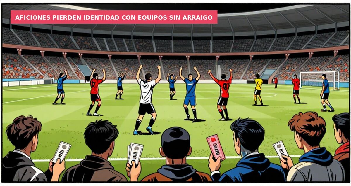 Aficiones pierden identidad con equipos sin arraigo
