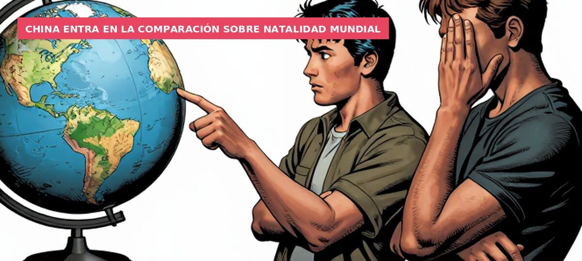 China entra en la comparación sobre natalidad mundial