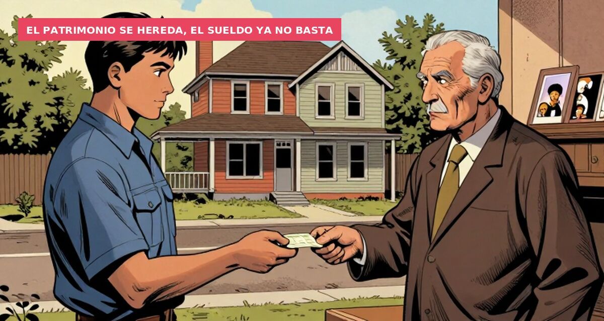 El patrimonio se hereda, el sueldo ya no basta