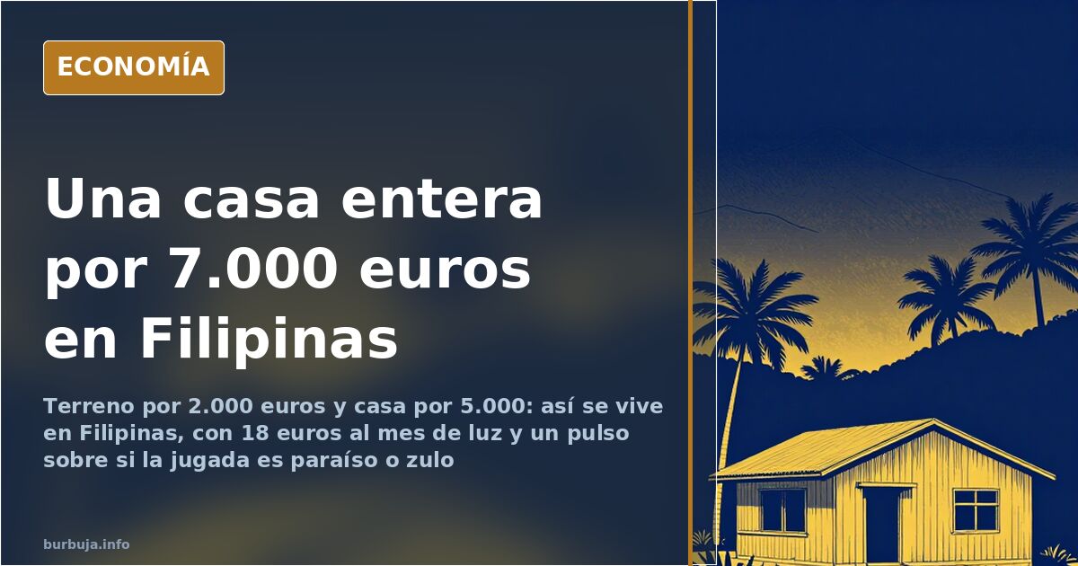 Spanish Man Buys Philippines Home for €7,000: A Lifestyle Shift