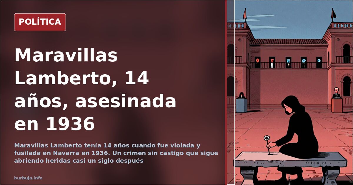 Maravillas Lamberto: the girl raped and murdered by Falangists
