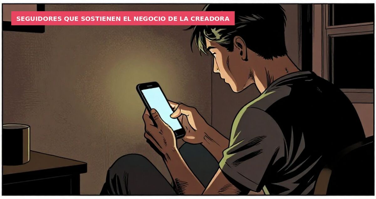 Seguidores que sostienen el negocio de la creadora