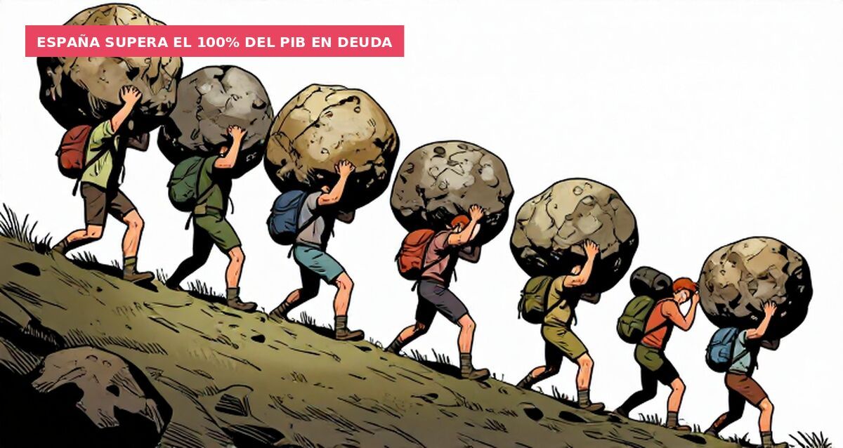 España supera el 100% del PIB en deuda