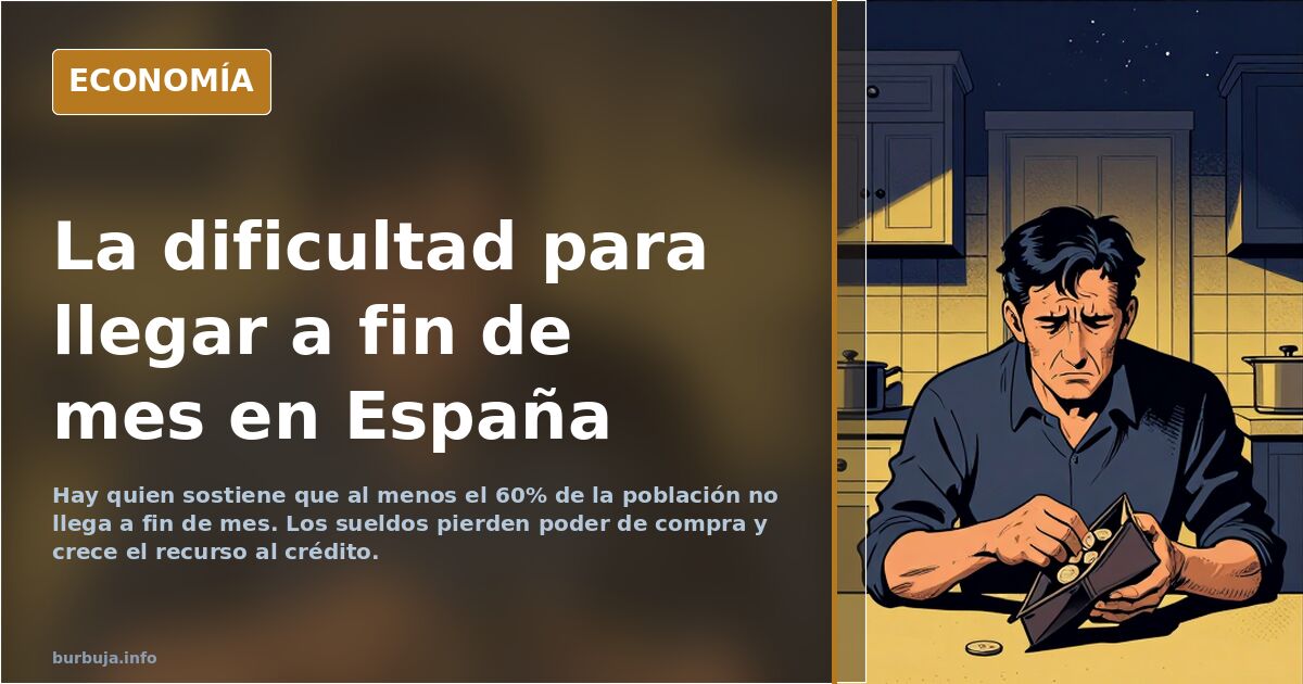 Persona contando monedas sobre una mesa junto a facturas de luz y comida, imagen sobre la pobreza y los problemas para llegar